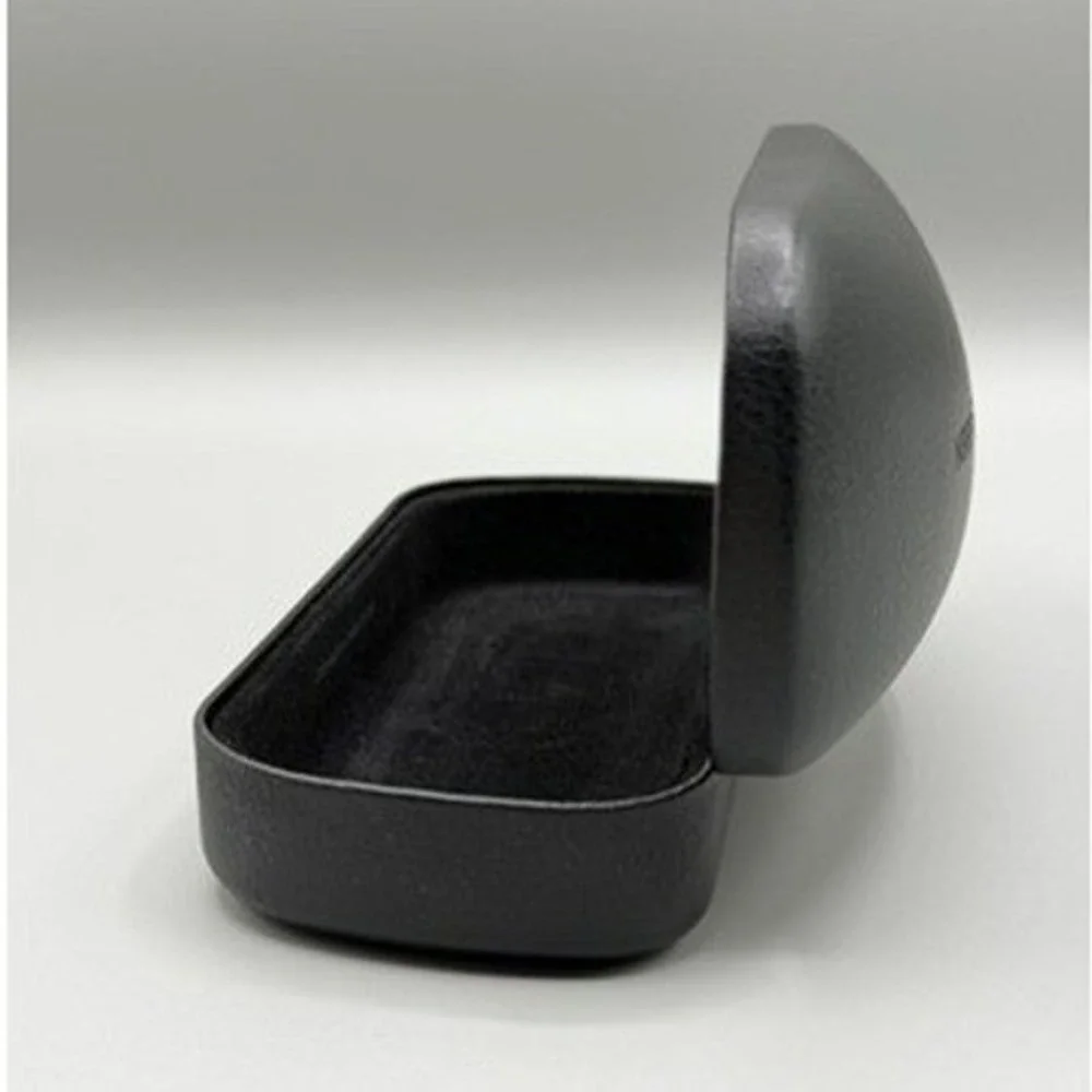 Alexander McQueen Black Textured Leather Sunglasses‎ Eyeglasses Hard Case